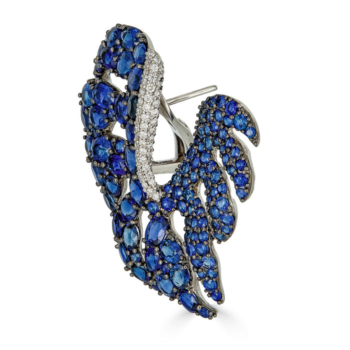 Mosaique Leaf Earrings