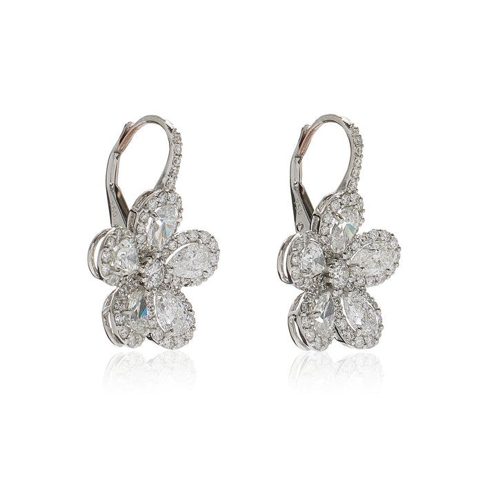 Classic Flower Drop Earrings