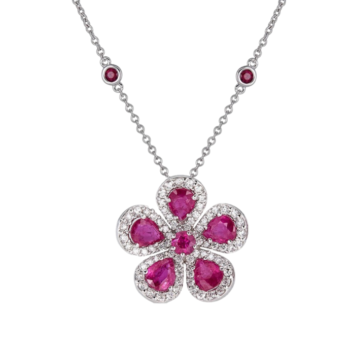 Classic Flower Large Necklace