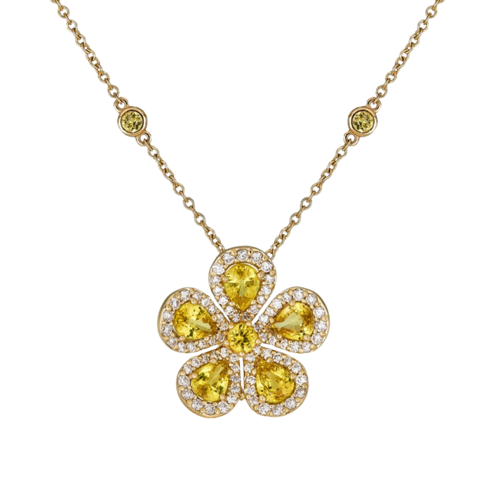 Classic Flower Large Necklace