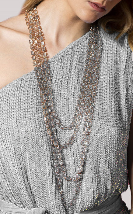 Pietra Emerald Cut Chain Necklace