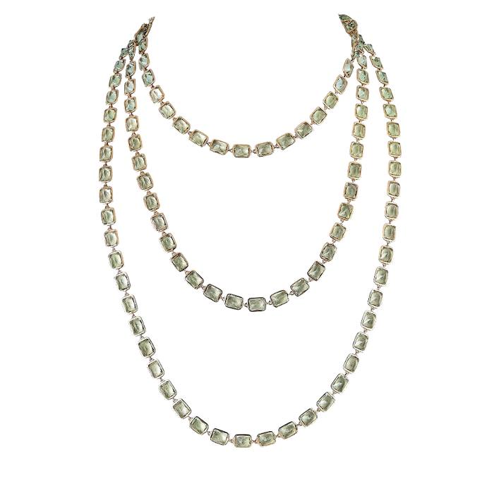 Pietra Emerald Cut Chain Necklace