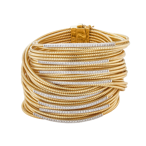 Oro Coil Bracelet Wide