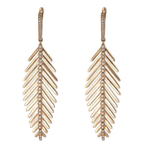 Short Feather Earrings