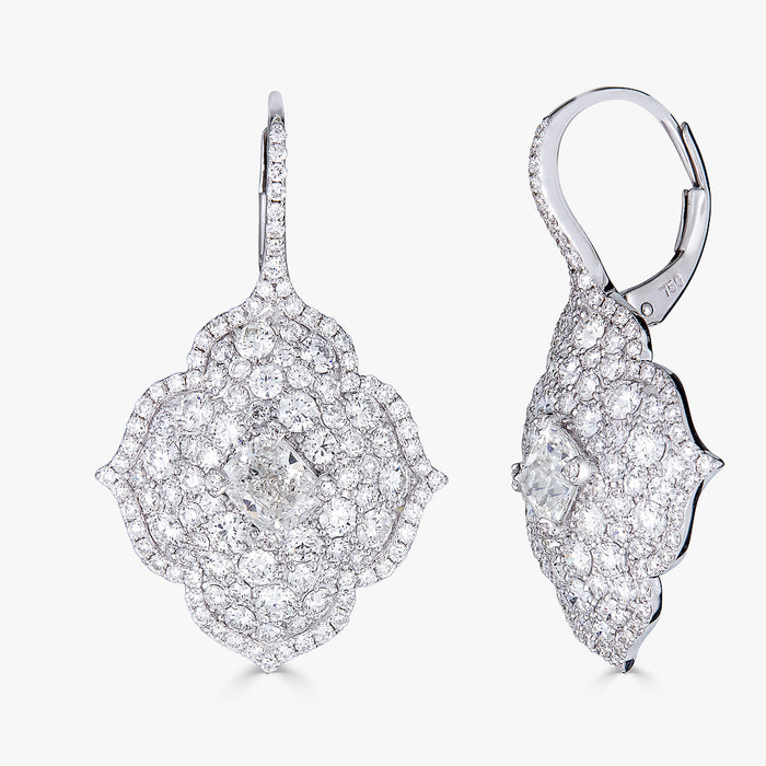 Pacha on Wire Earrings in Diamond