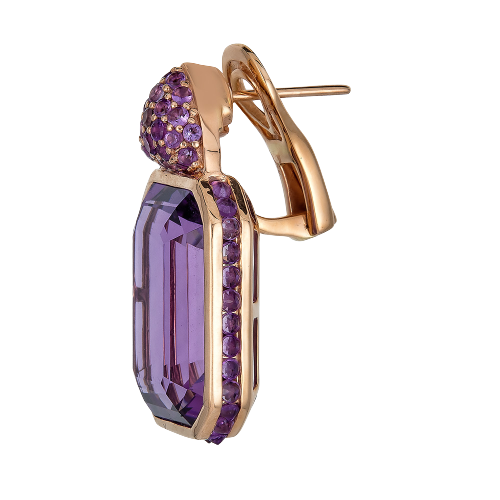 Pietra Small Reverse Set Earrings