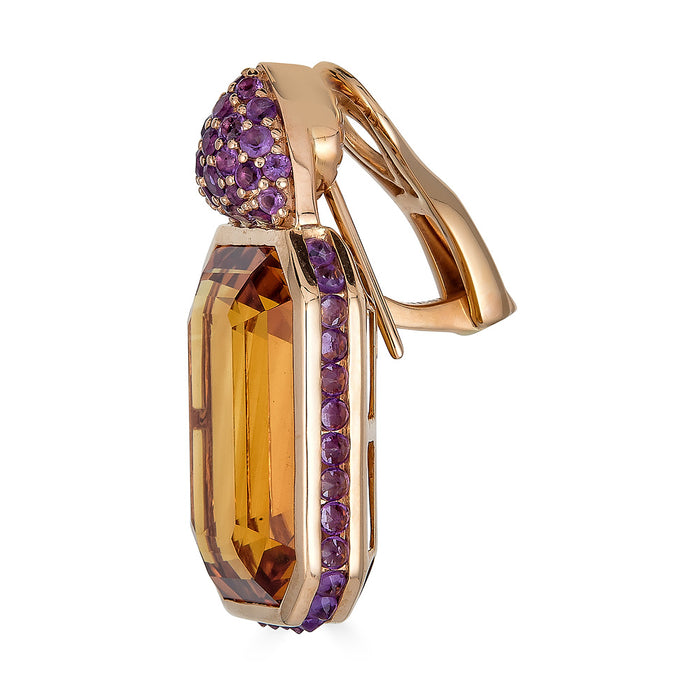 Pietra Small Reverse Set Earrings