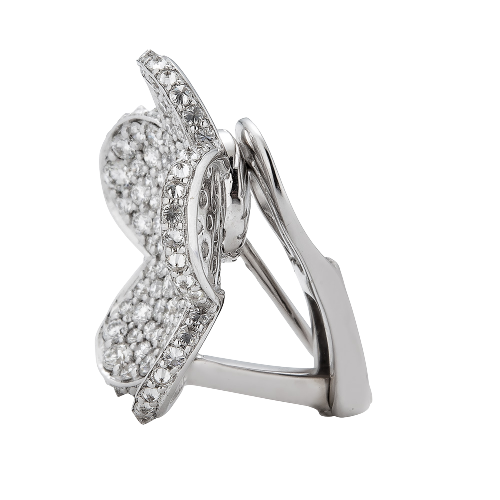 Small Cinque Diamond Earrings