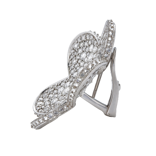 Cinque Large Diamond Earrings