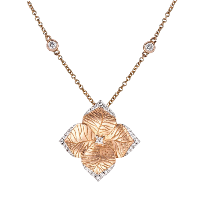 Oro Fiore Large Flower Necklace