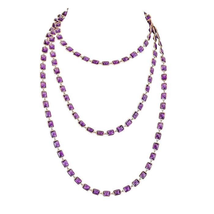 Pietra Emerald Cut Chain Necklace