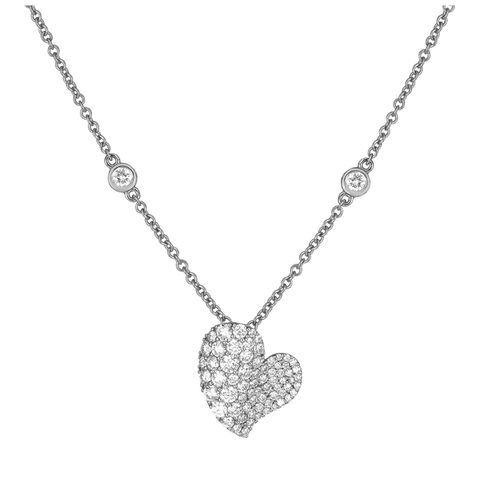 Wave Heart Small Necklace
