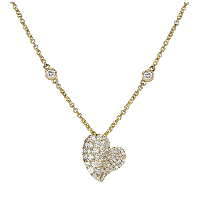 Wave Heart Small Necklace