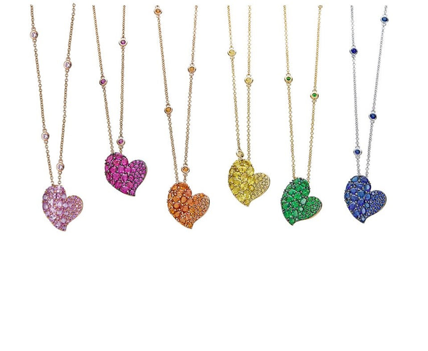 Wave Heart Medium Necklace