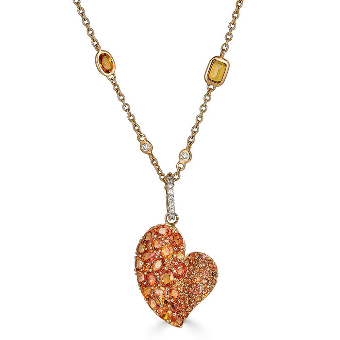 Wave Heart Large Pendant