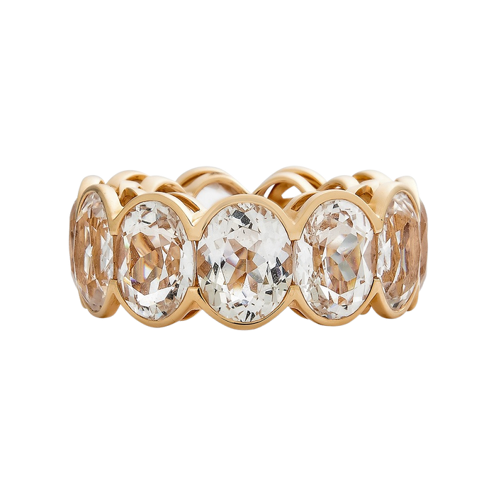 Pietra Oval Eternity Band