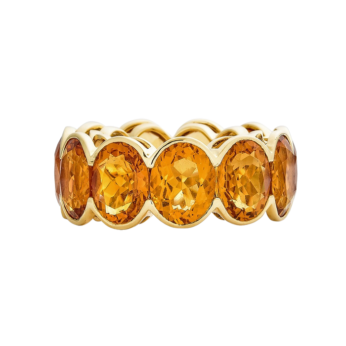 Pietra Oval Eternity Band