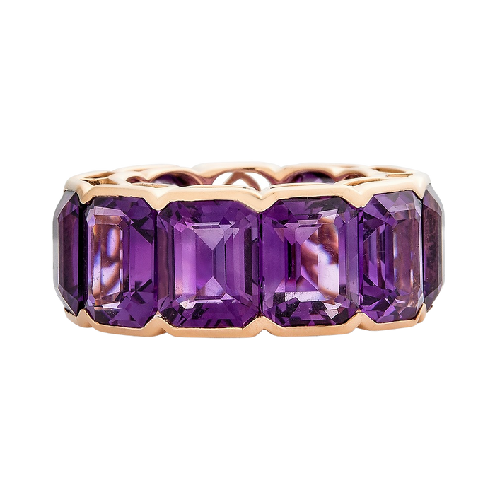 Pietra Emerald Cut Eternity Band