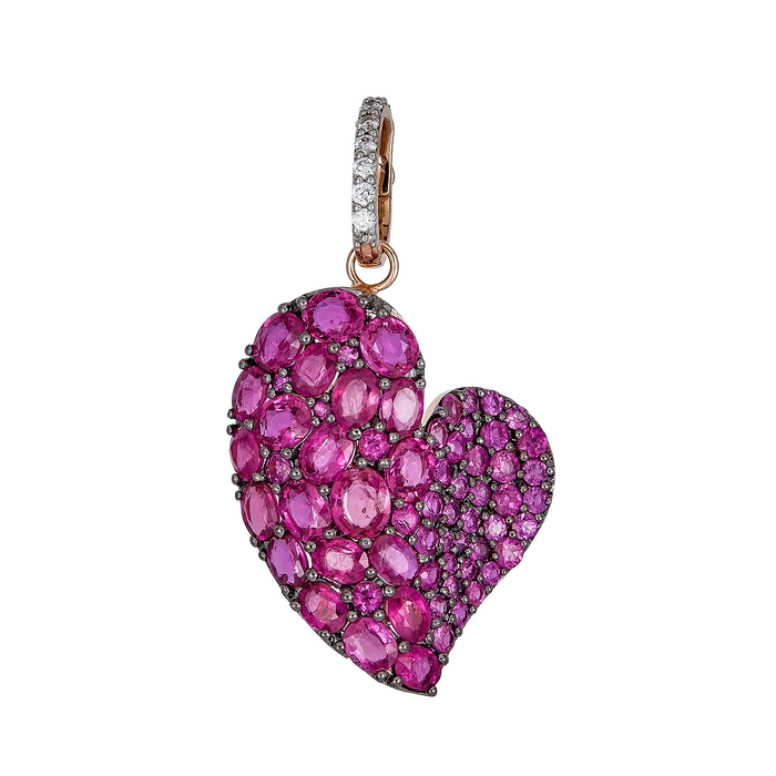 Wave Heart Large Pendant