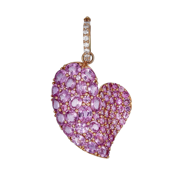 Wave Heart Large Pendant