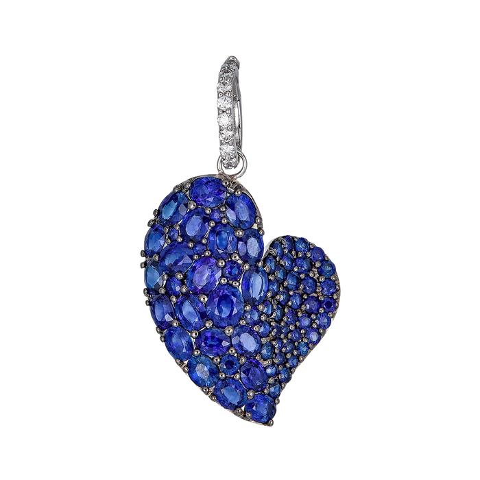 Wave Heart Large Pendant