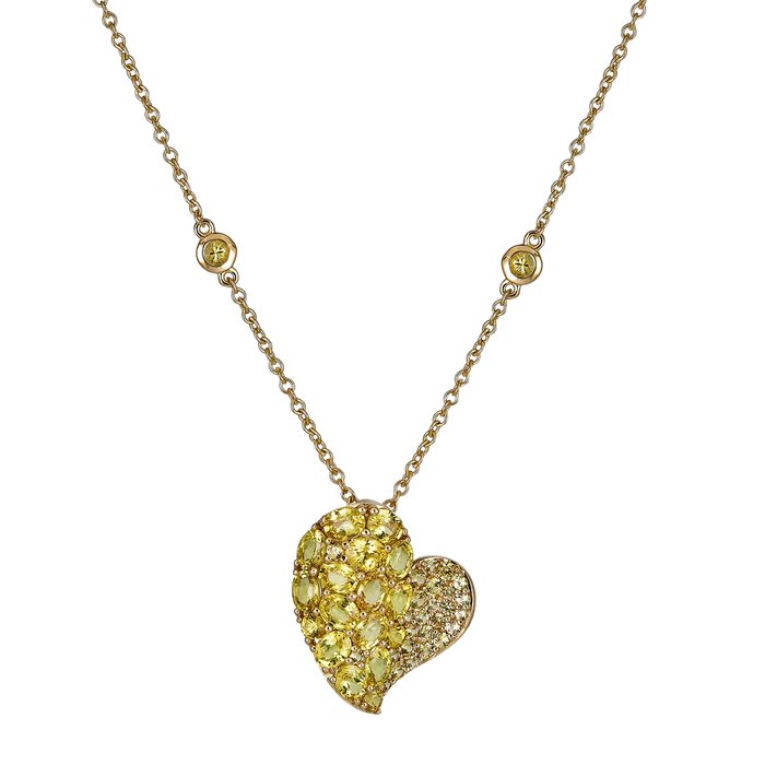 Wave Heart Medium Necklace