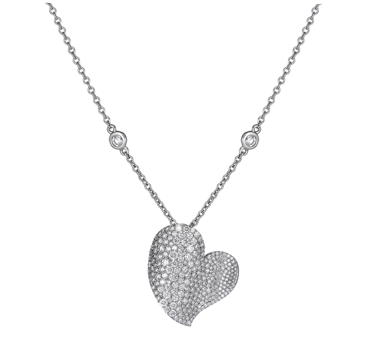 Wave Heart Medium Necklace