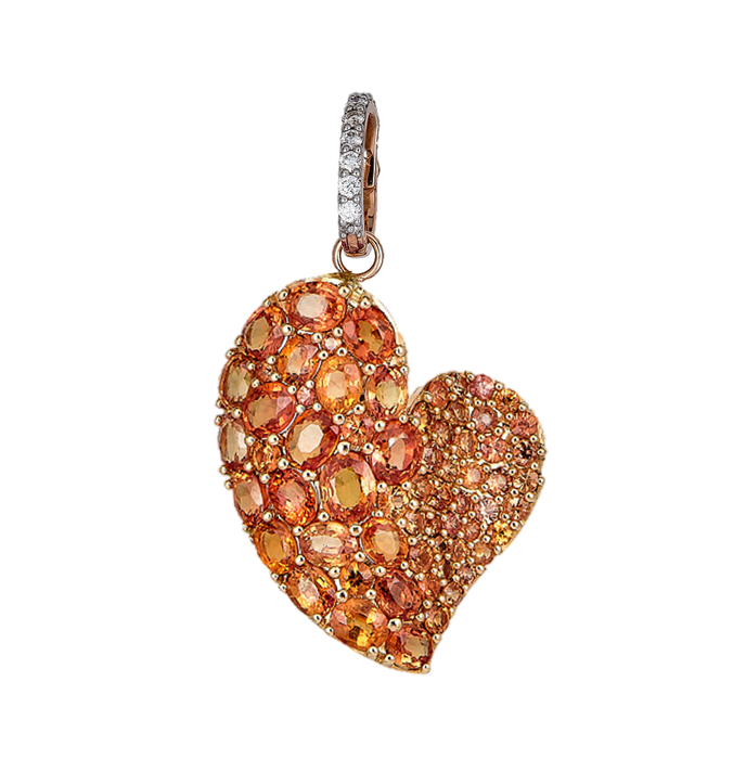 Wave Heart Large Pendant