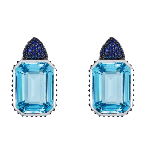 Pietra Small Reverse Set Earrings