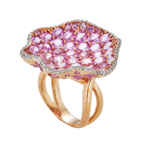 Mosaique Wave Ring