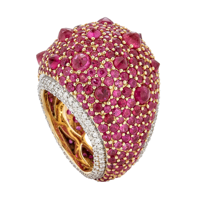 Mosaique Reverse Set Ring