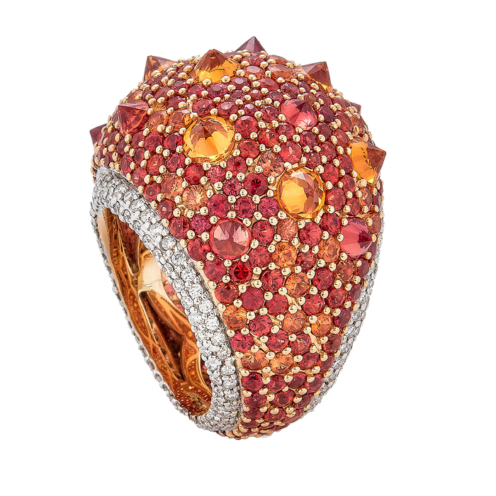 Mosaique Reverse Set Ring