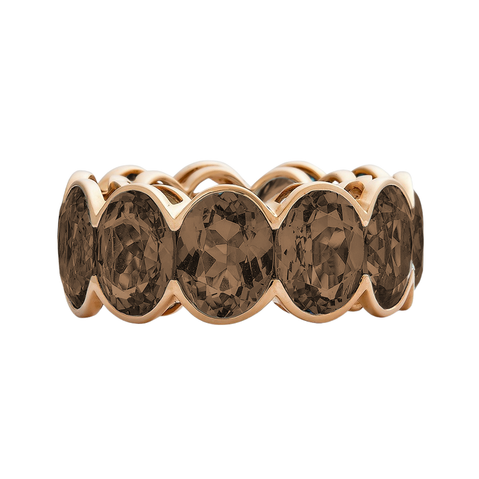 Pietra Oval Eternity Band