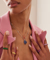 Wave Heart Medium Necklace