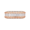 Approx. carats 2.94 Baguette Diamonds&nbsp;
2.22 carats Round Diamonds
Set in 18K Rose Gold