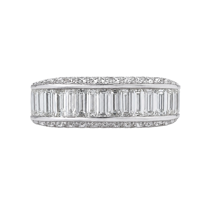 Square Baguette Eternity Band