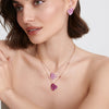 Wave Heart Medium Necklace