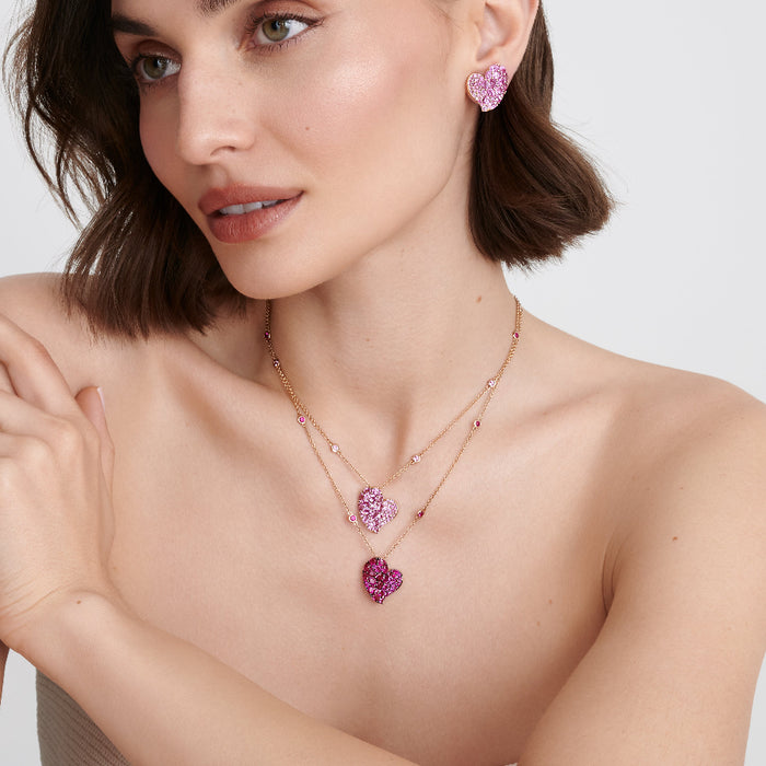 Wave Heart Medium Necklace