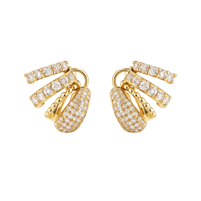 Dome Triple Earring