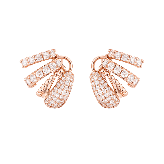 Dome Triple Earring