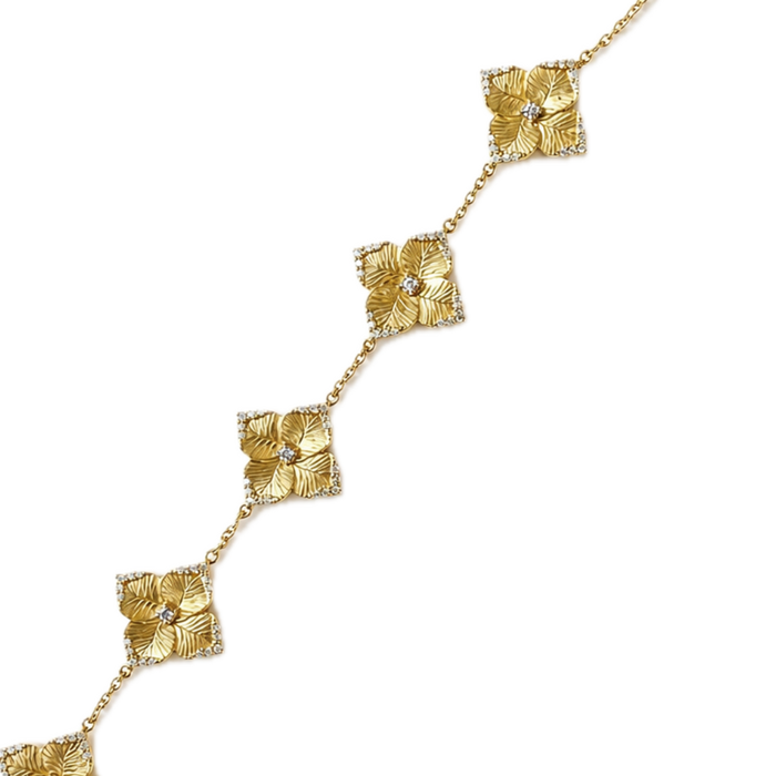 Fiore Five Motif Oro Bracelet