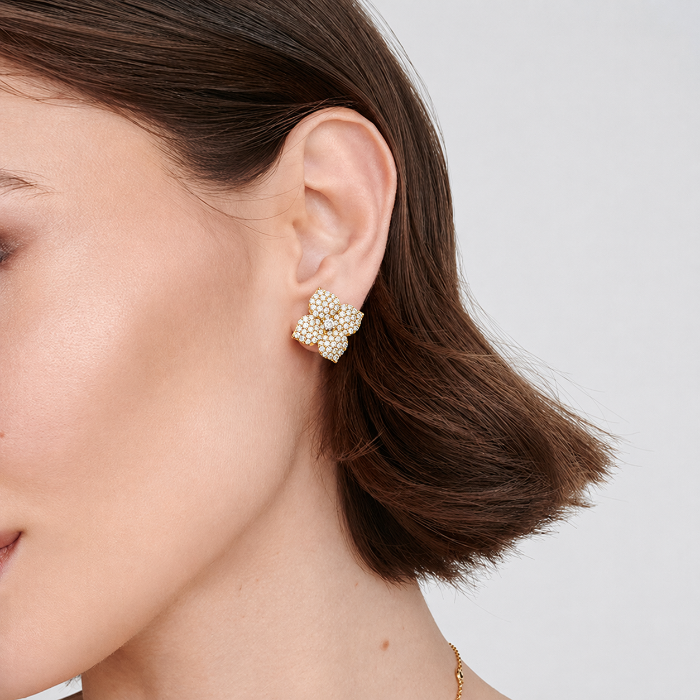 Fiore Large Flower Earrings