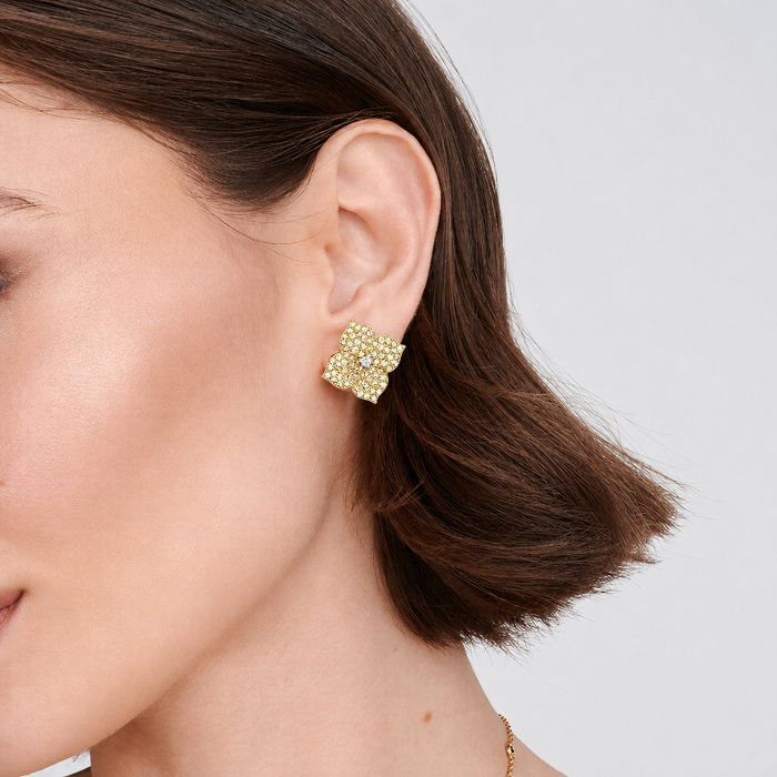 Fiore Large Flower Earrings