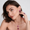 Wave Heart Medium Earring