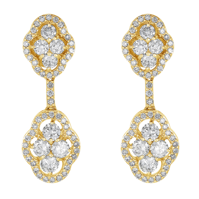 Maison Two Tier Earrings