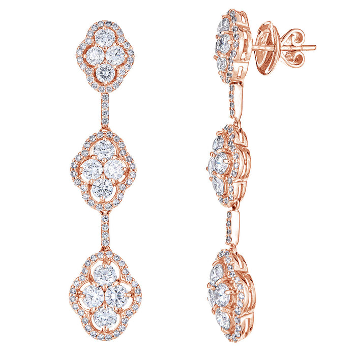 Maison Three Tier Earrings