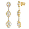Maison Three Tier Earrings