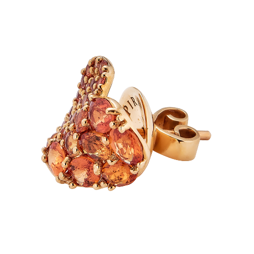 Wave Heart Small Earring