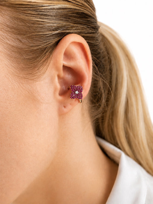 Fiore Mini Flower Earcuff