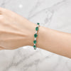 Approx 15.36 carats Oval Emerald&nbsp;
2.55 carats Round Diamonds
Necklace set in 18K White Gold